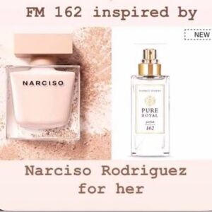 FM pure royal perfume #162 smells like narciso rodriguez
for her